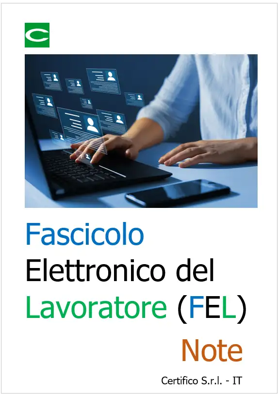 Fascicolo Elettronico del Lavoratore Fascicolo Elettronico del Lavoratore